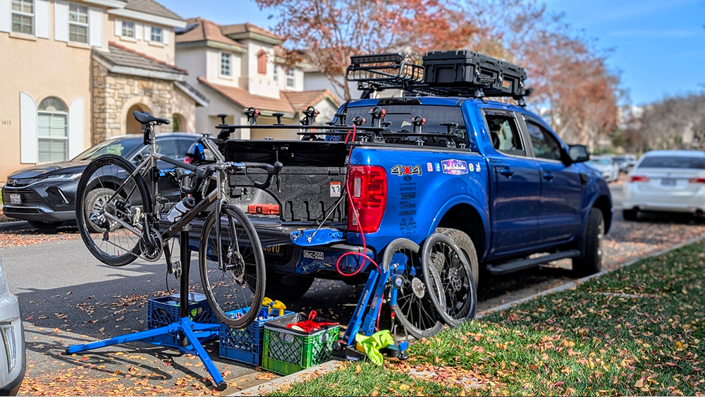Truck working